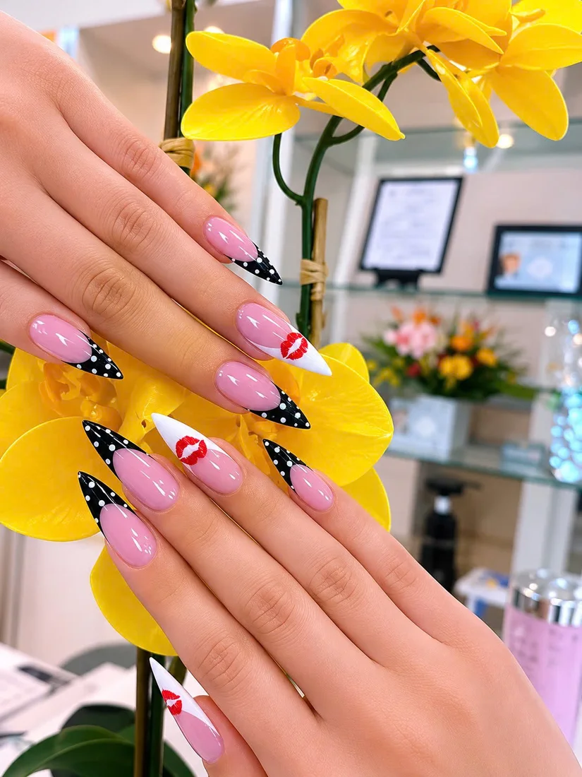 Client nail art result at Perfection Nail Spa VI Hamburg NY